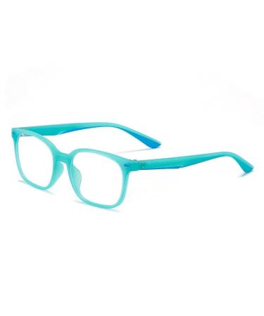 Plastic Titanium Square Tr Anti-Blue Light Blocking Glasses for Kids Computer Glasses for Children Blue