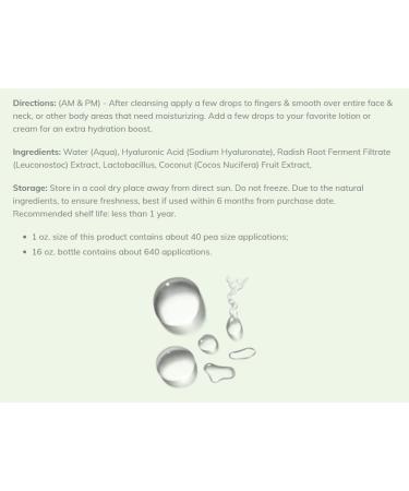 100% PURE Hyaluronic Acid Serum - Nature's Moisturizer - Low Malecular Weight -Organically Preserved - No Toxic Chemicals - by High Altitude Organics - 2 fl oz 60 ml - Buy Online on GoSupps.com