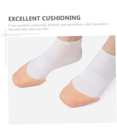 Healifty Invisible Toe Sleeve Forefoot Pads for Women - 6 Pairs, Comfortable Shoe Inserts for Heels, Professional Toe Protector Guards - Assorted Colors (9x7cm, Pack of 3) - Buy Online on GoSupps.com