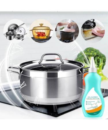 Gel Cleaner for Cookware Bottom Bottom of The Pot Black Scale Cleaner Cookware Blackening Agent Burnt Iron Pot Bottom Polishing Kitchen Cleaner (1pcs) - Buy Online on GoSupps.com