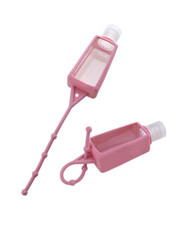 Snadulor 3-Piece Empty Hand Sanitizer Holder Keychain Set with Silicone Sleeve - Refillable Travel Size Bottles (30ml/1oz) - Buy Online on GoSupps.com