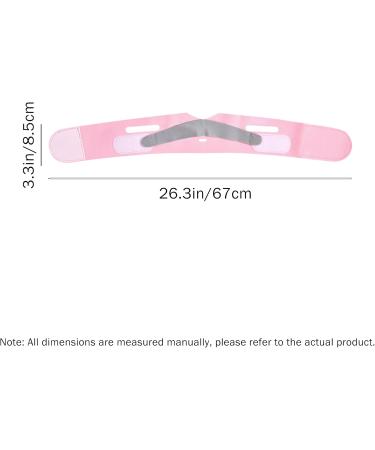 Chin Strap Breathable And Comfortable V-Shaped Lifting Mask For Women Face Slimming Belt Face Slimming Body Shaper Reusable Chin Strap for Double Chin - Buy Online on GoSupps.com