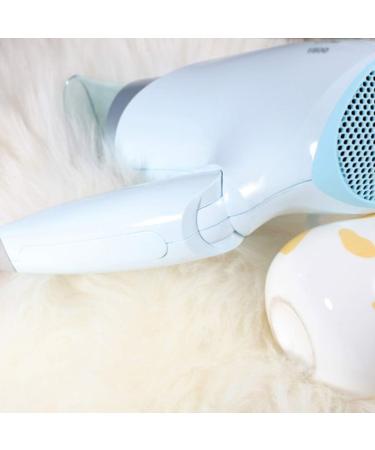 ADITAM Blue Hair Dryer Negative Ion Constant Temperature Hot and Cold Wind Compact Travel Hair Dryer Double The Comfort - Buy Online on GoSupps.com