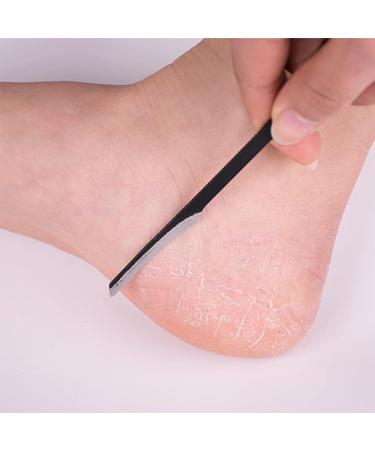 WKRTDY Pedicure Knife Set - 2 Professional Foot Files & Razors for Callus Removal on Hand & Foot Foot Scraper for Hard Skin on Heel & Sole - Perfect Foot Care with Callus Planer - Buy Online on GoSupps.com
