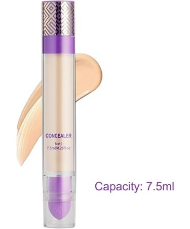  Hogvinnatil Concurrent corrective makeup | Concurrent full-coverage concealer | Creamy finish for face makeup 7.5 ml dark circles under the eyes makeup - Buy Online on GoSupps.com