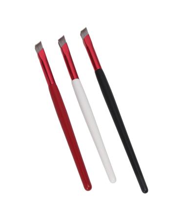 Angled Eyebrow Brush Set - 3 Professional Makeup Tools for Precise Brow Application - Shop Internationally - Buy Online on GoSupps.com