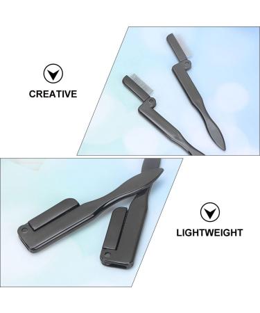 Minkissy Eyelash Comb Set - 4 Steel Brushes for Eyelash & Eyebrow Shaping | Perfect for Makeup & Mascara - Buy Online on GoSupps.com