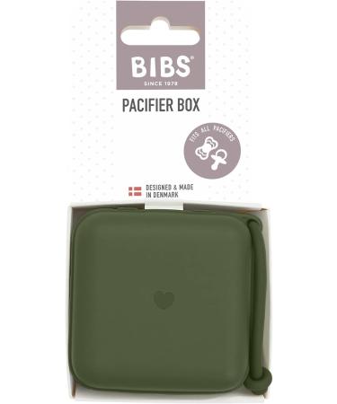 BIBS Dummy Box: Steriliser Case with Strap, 100% BPA Free - Hunter Green - Buy Online on GoSupps.com