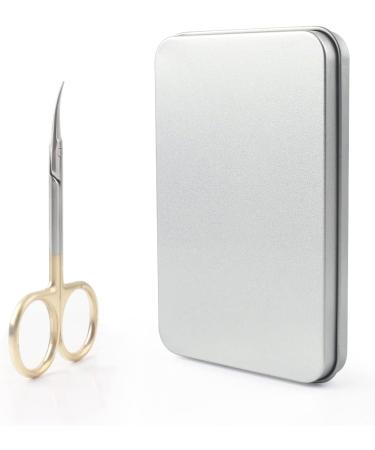 Qunzhao Cuticle Scissors for Women and Men Curved Stainless Steel with Tip Grooming Blades Manicure Nail for Dry Skin Nail Scissors (4) - Buy Online on GoSupps.com