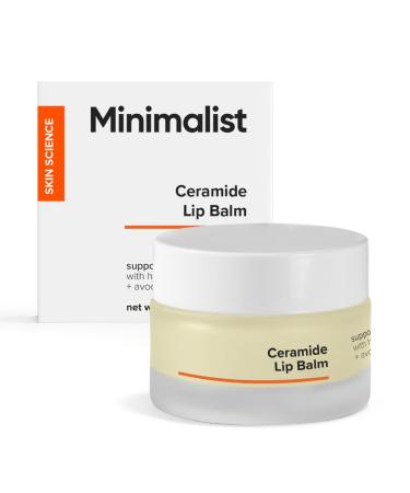Minimalist Ceramide Lip Balm | With Hyaluronic Acid to Hydrate & Repair Chapped Lips | Provides Protection from the Sun | 0.28 Oz / 8 gm