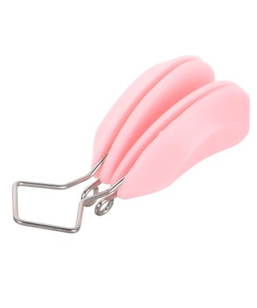 Pince Nez en Silicone Rose Dispositif Amincissant et Releveur de Nez Ajustable pour Femmes Modeleur Confortable Outil Beaut Visage pour Affiner et Redresser au Quotidien