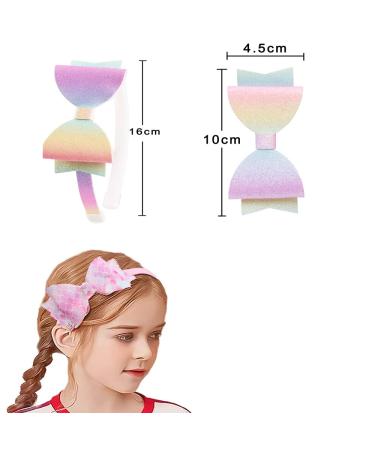 Ooosonlu Glitter Toddler Headband with Bow - Sparkly Hair Accessory for Little Girls - Buy Online on GoSupps.com