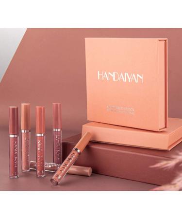 6-Colour Matte Lip Gloss Set | Non-Stick Waterproof Liquid Lipstick in Gift Box - Perfect for Gifts & International Shipping - Buy Online on GoSupps.com