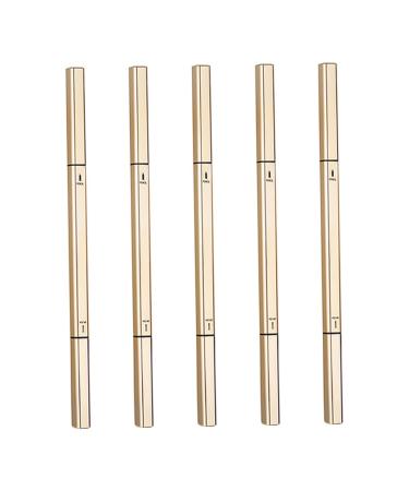 Cabilock 5 pi ces Crayons Sourcils Imperm ables avec Brosse Ultra-fins R sistants Transpiration Outils Maquillage Sourcils pour Femmes Forme Naturelle et Pr cise