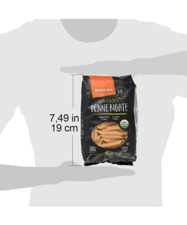 Mantova Organic Penne Rigate Pasta - 100% Durum Semolina - Product Of Italy 1 lb (Pack of 6) - Buy Online on GoSupps.com