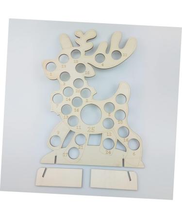 RORPOIR 1pc Chocolate Advent Calendar Christmas Table Decorations Xmas Chocolate Rack Wooden Ornaments - Buy Online on GoSupps.com