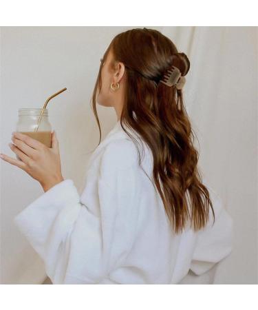 ATODEN Small Hair Clips Set - 8Pcs Mini Claw Clips for Thin Hair, Cute 2'' Square & 1.5'' Rectangle Jaw Clips for Thick & Fine Hair, Non-slip Matte Finish - Buy Online on GoSupps.com