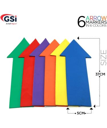 GSI Spot Markers for Kids Education and Classroom Activities - Non-Toxic, Non-Slip Arrow Markers - Buy Online on GoSupps.com