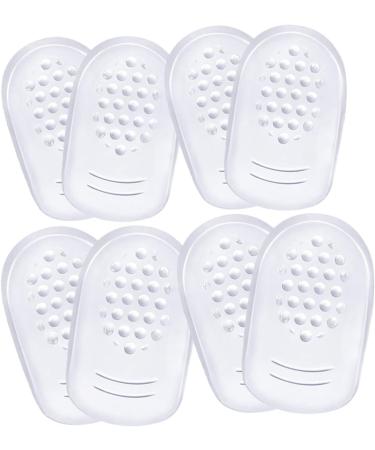 Mobestech 16 Pairs Self-Adhesive Silicone Heel Pads - U-Shaped High Heel Inserts for Women - Comfort Grip Shoe Pads for Formal Wear & Exercise - Buy Online on GoSupps.com