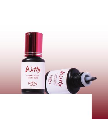 LivBay Witty Cherry Scent Eyelash Glue | 0.5s Drying Time | Professional Lash Adhesive 5ml - International Shipping Available - Buy Online on GoSupps.com