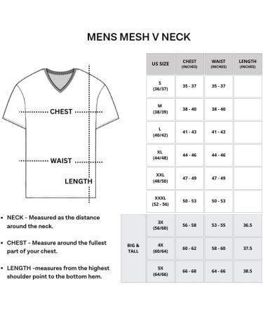 Real Essentials 5 Pack Mens V-Neck Mesh Moisture Wicking T-Shirt X-Large Set - Buy Online on GoSupps.com
