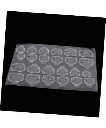  Mikinona Mikinona 20 Sheets of Glue Stickers for Double Sided Transparent Adhesive for False Glue Gel and Practical - Buy Online on GoSupps.com