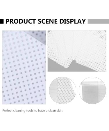 2 Box 400Pcs Eyelash Extension Glue Wipes | Nail & Lip Cleaning Cotton Remover Pads - White - Buy Online on GoSupps.com