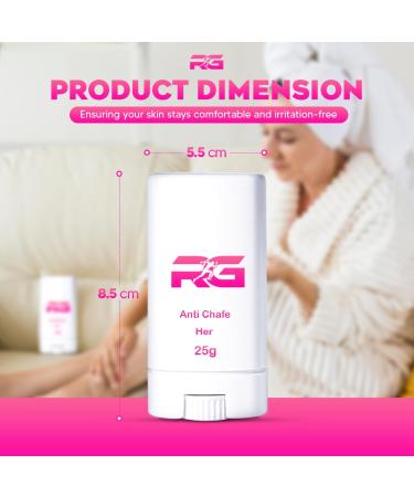 RG Her Anti-Chafe Balm (25g) - Soothing Relief for Active Women | International Shipping Available - Buy Online on GoSupps.com