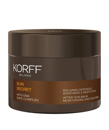 Korff Sun Secret After Sun Balm for face and body moisturising and soothing fresh texture all skin types 220 g
