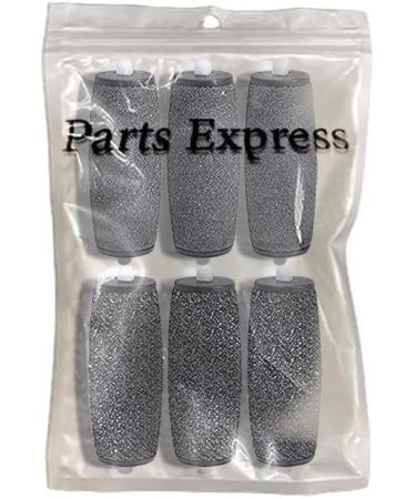 Parts Express 6 Pack Replacement Rollers for Electronic Foot File - 3 Extra Coarse & 3 Regular Coarse | International Shipping Available - Buy Online on GoSupps.com