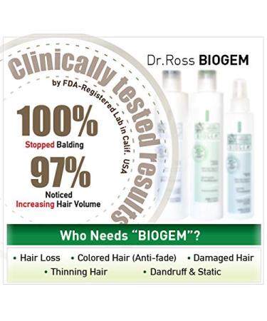 Dr Ross BIOGEM pH-Balanced Revitalizing Shampoo for Oily Hair - 355ml | Shop Internationally for Healthy Hair - Buy Online on GoSupps.com