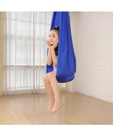 Buy Sensory Vertical Cloth & Full Body Socks for Autism - Yoga Towel & Stretchy Body Sox - Stress Reduction Accessories 280x150cm Blue - Buy Online on GoSupps.com