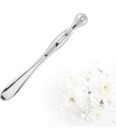 Milist 1st Massage Eye Cream Massager Applicator & Mini Makeup Spatula - Compact Silver Tool for Flawless Eye Care - Buy Online on GoSupps.com
