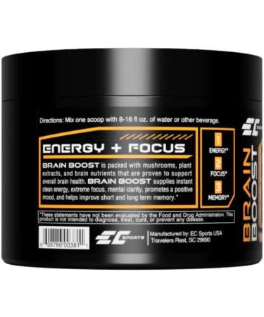 Brain Boost Tropical Punch Supplement - Enhance Focus Energy & Performance with 18 Nootropics - 30 Servings Sweetened with Stevia - Buy Online on GoSupps.com