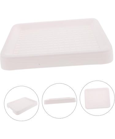 BESPORTBLE Box Hamster Toilet Pet Cage Large Corner Toilet Guinea Pigs Dog Toilet Indoor Cages Sieve Pp White 24.5X19.5X3CM White - Buy Online on GoSupps.com