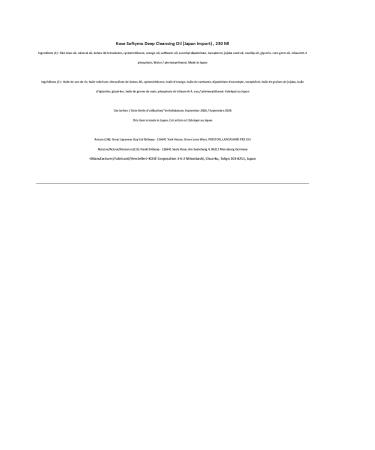 G n rique Japan Direct Import Softymo 230ml Makeup Remover & Face Mask - Buy Online Internationally - Buy Online on GoSupps.com