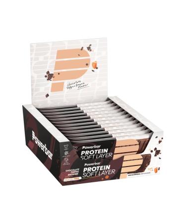 Powerbar - Protein Soft Layer - Vanilla Toffee - 12 x 40 g - High in protein - Palm oil free