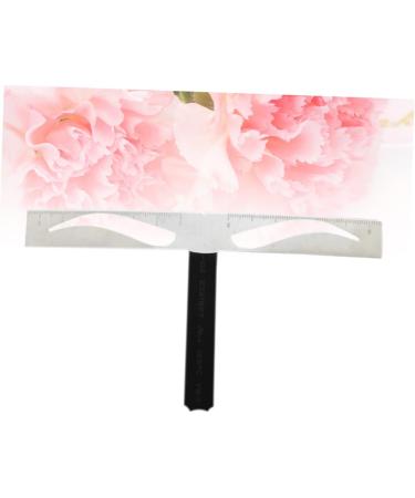 DOITOOL 1pc Eyebrow Template Tool Eyebrow Shapes Stencil Eyebrow Ruler Positioning Ruler Stainless Steel Size 1 As Shown - Buy Online on GoSupps.com