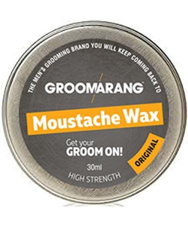 Groomarang Original Moustache Wax 30ml - Extra Strong Hold Styling Wax for Moustache and Beard | Nourishing Formula | Gifts for Him - Buy Online on GoSupps.com