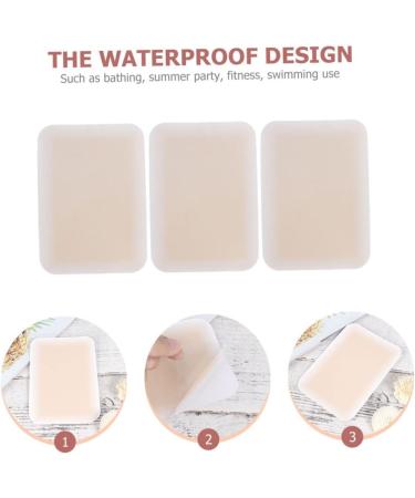 Healeved 3pcs Concealer Scar Cover Patch Flaw Conceal Sticker Scar Fabric Strips Waterproof Scar Patch Pe 14X10X0.2CM Khaki - Buy Online on GoSupps.com