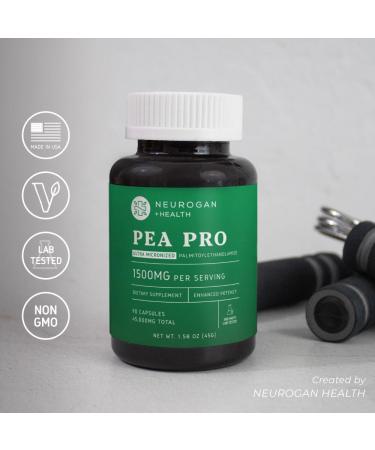 Neurogan Ultra Micronized Palmitoylethanolamide (Pea) Supplement - 1500 MG Per Serving - Highly Purified & Bioavailable - 90 Capsules - Natural Support for Men & Women - Buy Online on GoSupps.com