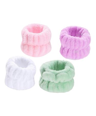 POPETPOP 4paires Lot Bracelets Souples Pour Laver Visage Adapt s Au Spa Confortables Et lastiques