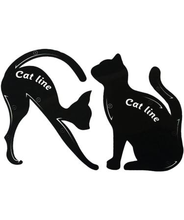 FOMIYES Stencils 2pcs Eyeshadow Stencil Eye Stencil Eyeliner Auxiliary Tool Cat Eye Stencil - Buy Online on GoSupps.com