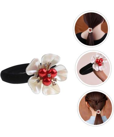 HONMEET Hair Accessories Hair Rope Tocados Para El Curly Hair Ties Petal Hair Scrunchies Creative Hair Accessories Pearl Hair Accessories Scarves for Women Dressy Multi- - Buy Online on GoSupps.com