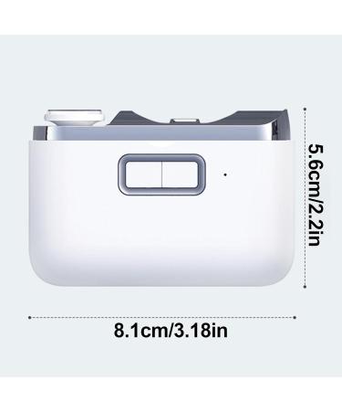 Automatic Nail Clipper 2 in 1 Ergonomic Automatic Nail Trimmer with Storage and Light 2 Modes Nail Clippers Rechargeable Nail Polisher for Fingernails Thick Nails Adults - Buy Online on GoSupps.com