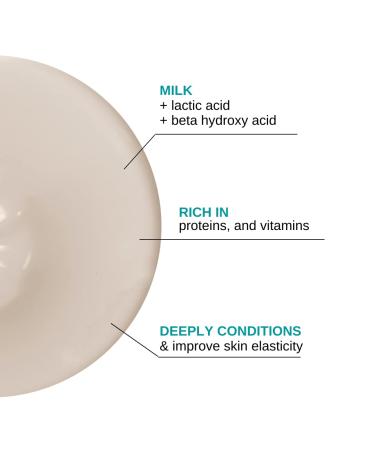 Bodipure Silky Milk Mud Mask - Spa Quality Body Treatment with Essential Milk Proteins & Vitamins - Moisturizing & Re-hydrating - 16 Ounce - Buy Online on GoSupps.com