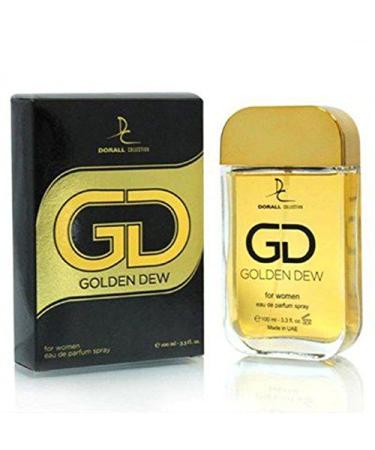 GOLDEN DEW BY DORALL COLLECTION PERFUME FOR WOMEN 3.3 OZ / 100 ML EAU DE PARFUM SPRAY