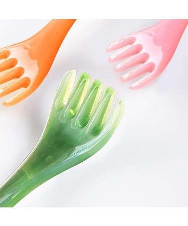 Beavorty 3pi ces Peigne De Massage R sine Pour Accessoires De Massage De T te Pour D tente Et Circulation Sanguine Vert Jaune Rose - Buy Online on GoSupps.com