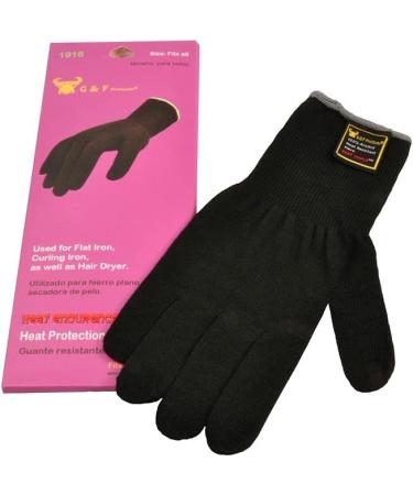 Buy G & F 1916 Heat Resistant Beauty Gloves - Perfect for Curling & Flat Iron - International Shipping Available - Buy Online on GoSupps.com