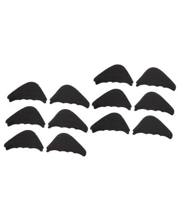 FOMIYES 12 Pairs Half Size Padded Toe Plug Boots Heels Shoe Mat Metatarsal Support Pad Forefoot Pads Silicone Anti Shoe Insole Boot Heels High Elastic Sponge Men and Women Thicken Head Pad